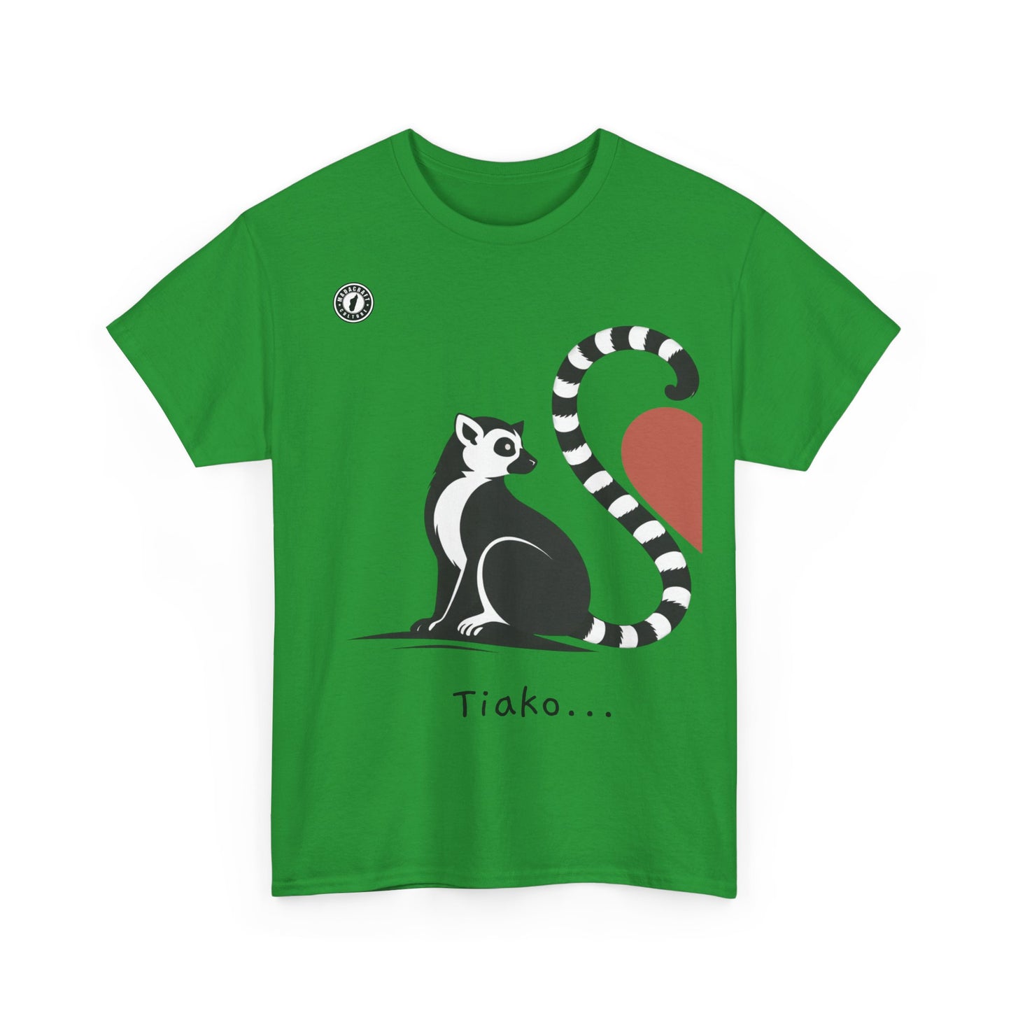 T-Shirt Lémurien “Tiako...” – Pour un Duo d’Amour Gasy