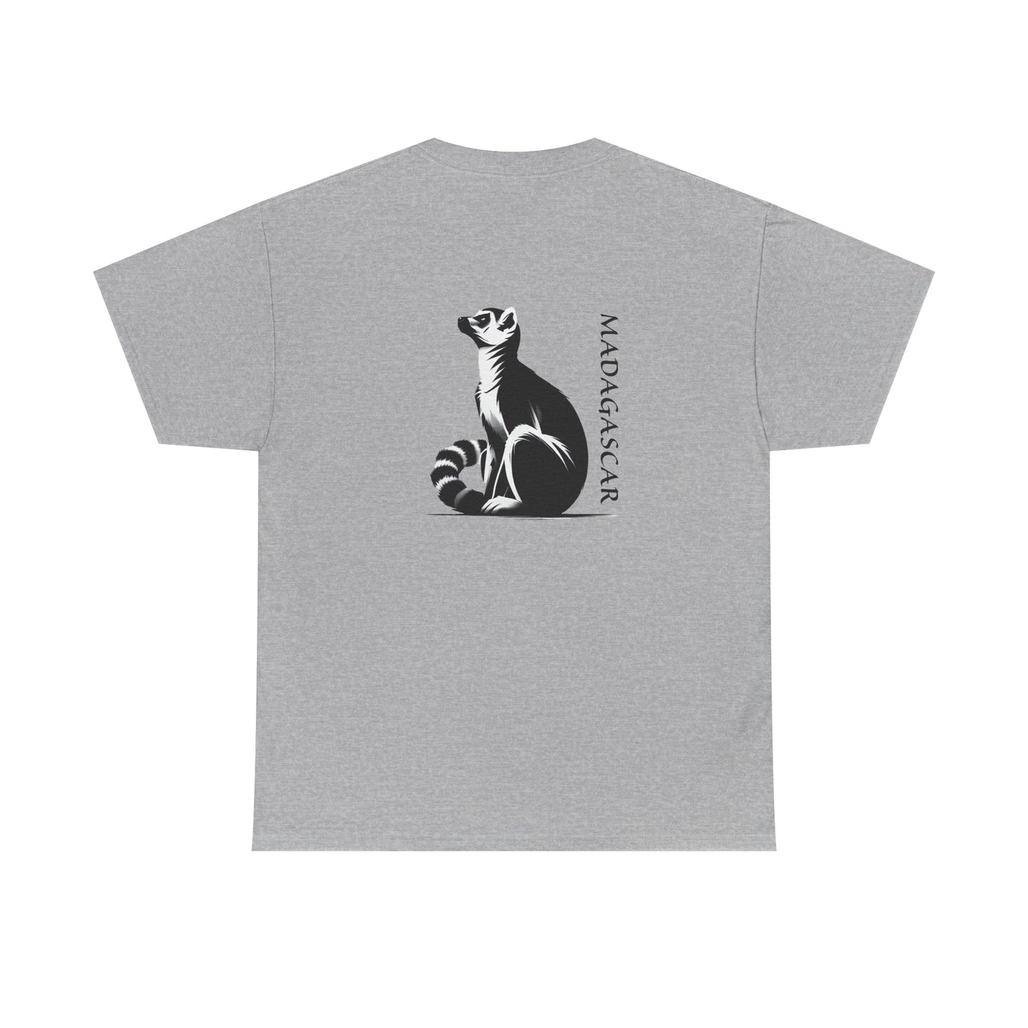 T-Shirt Lémurien de Madagascar - Coton Épais & Confortable