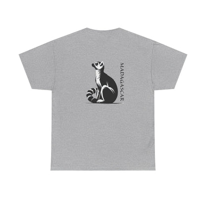 T-Shirt Lémurien de Madagascar - Coton Épais & Confortable