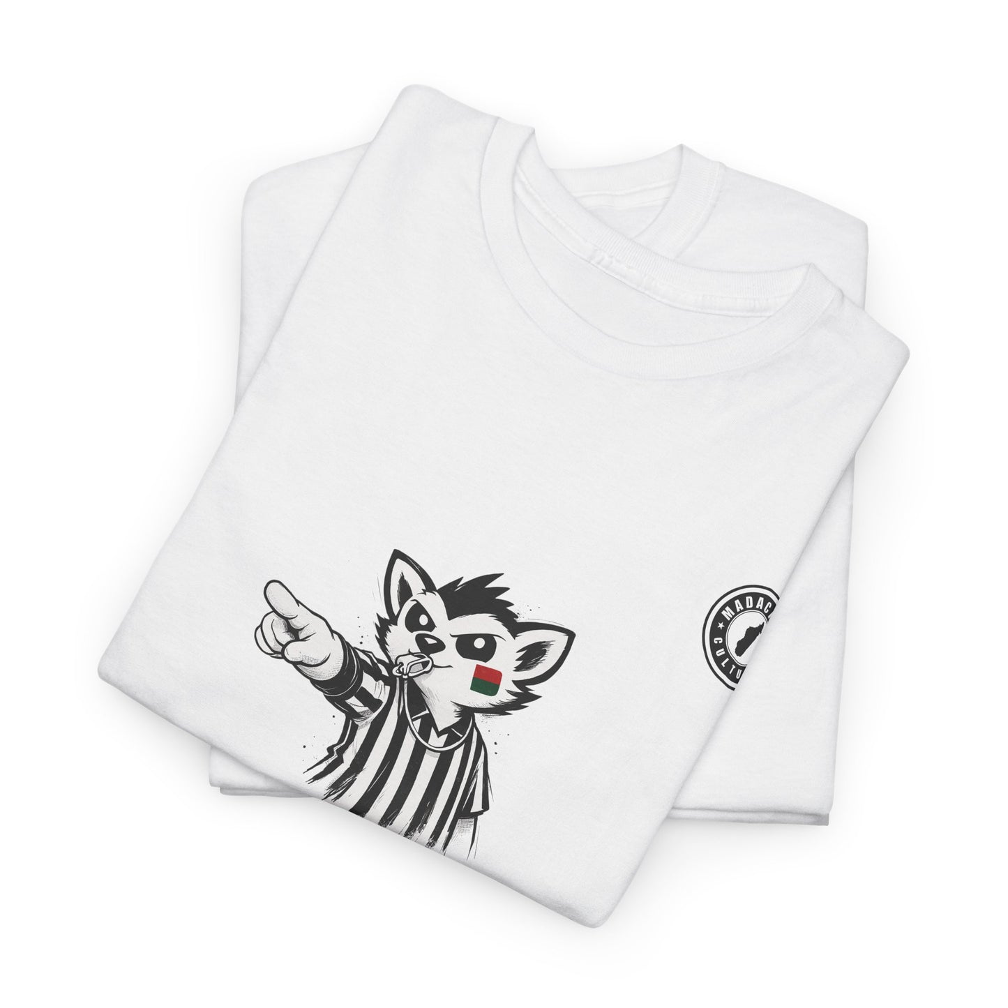 T-Shirt Arbitre Officiel Gasy – L’Autorité du Terrain Version Malagasy