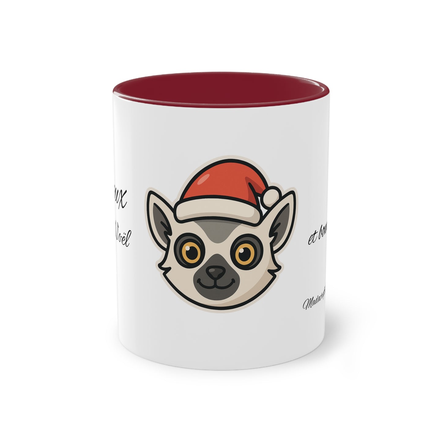 Christmas Lemur Mug – Merry Christmas &amp; Happy New Year 🎅