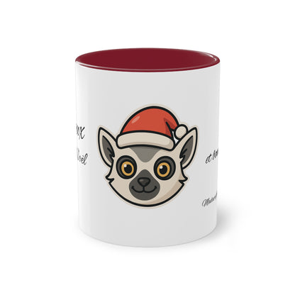 Christmas Lemur Mug – Merry Christmas &amp; Happy New Year 🎅