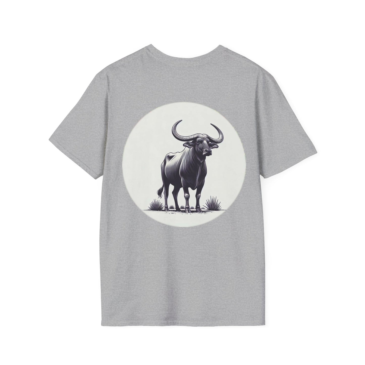 T-Shirt Zébu Sauvage - Symbole de Madagascar | Madacraft Culture