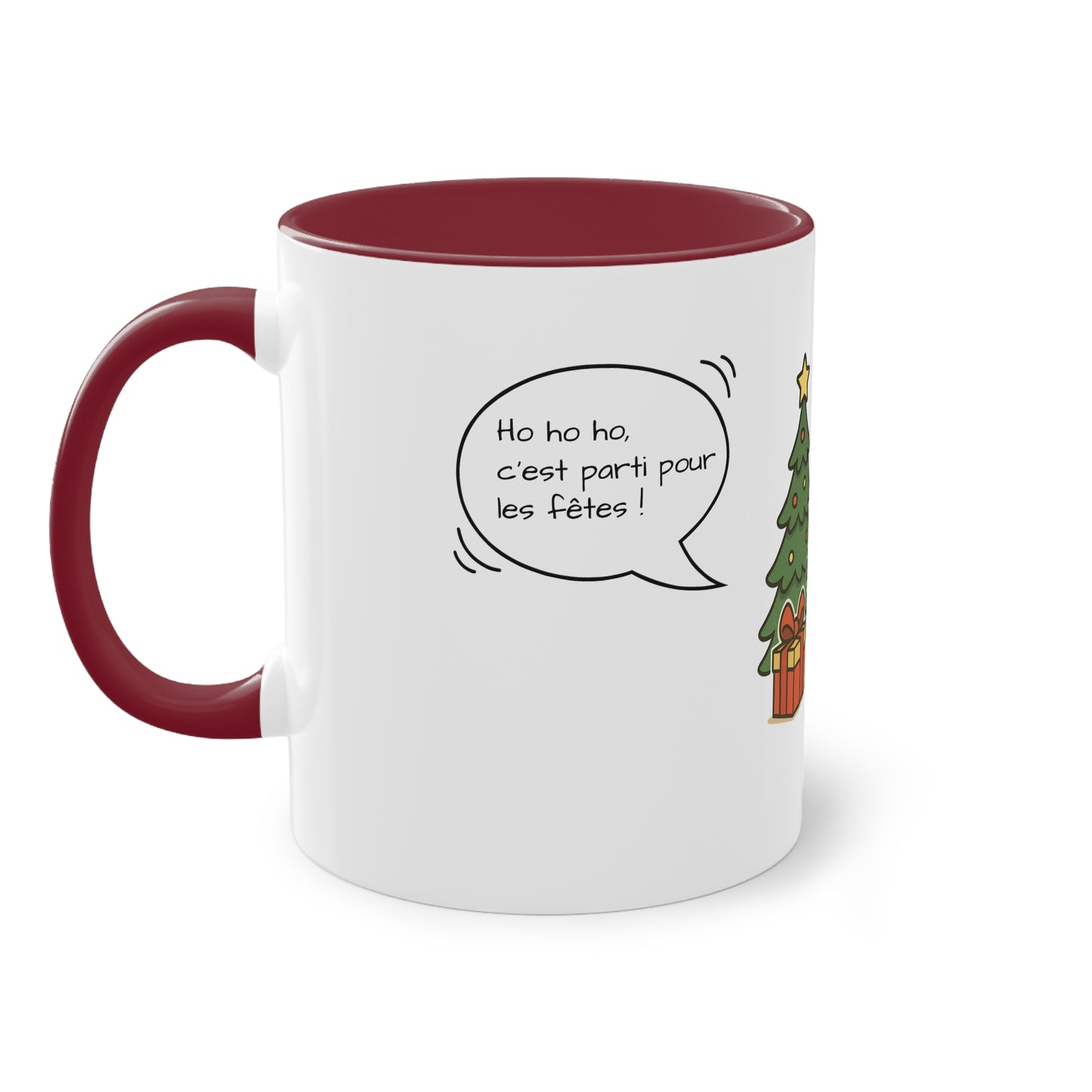 Mug de Noël – Lémurien et Sapin