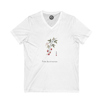 T-Shirt Femme "Litchi - Fruitée, Douce et Savoureuse"