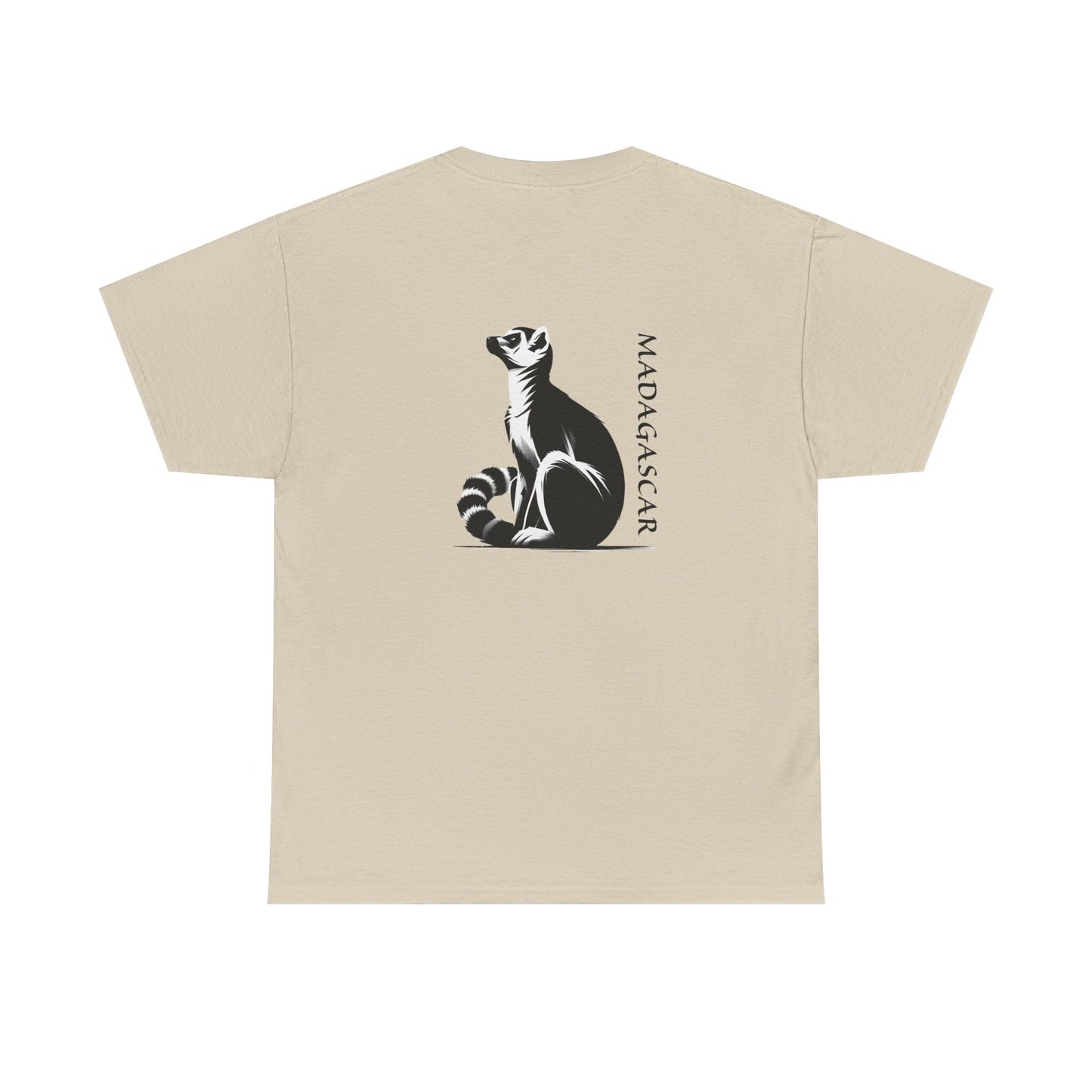 T-Shirt Lémurien de Madagascar - Coton Épais & Confortable