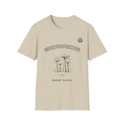 T-Shirt Baobab Avenue - Nature de Madagascar | Madacraft Culture