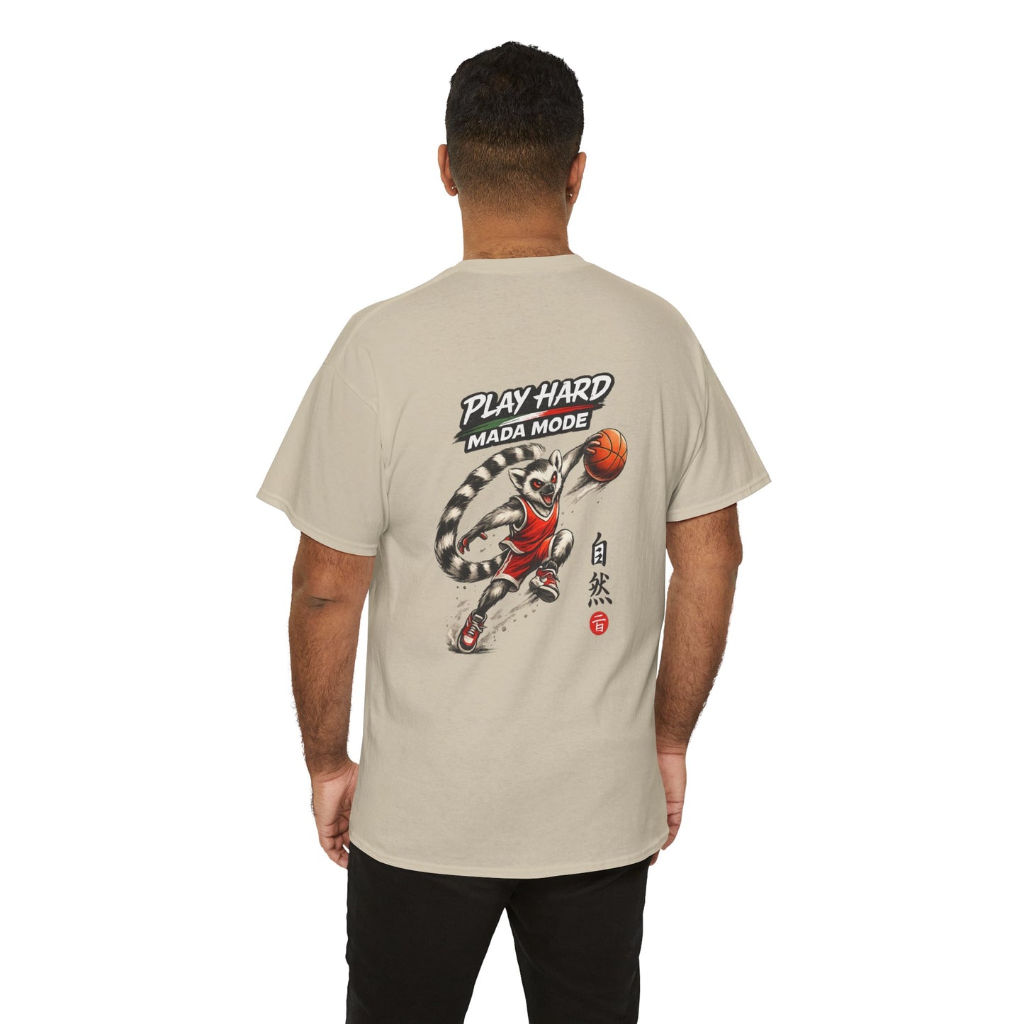 🏀 Basketball Maki T – "Play Hard Mada Mode" - Shirt