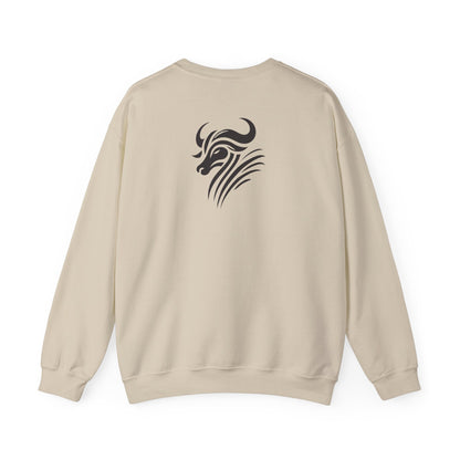 Tribal Zebu Sweatshirt - Original Malagasy Design | Madacraft Culture
