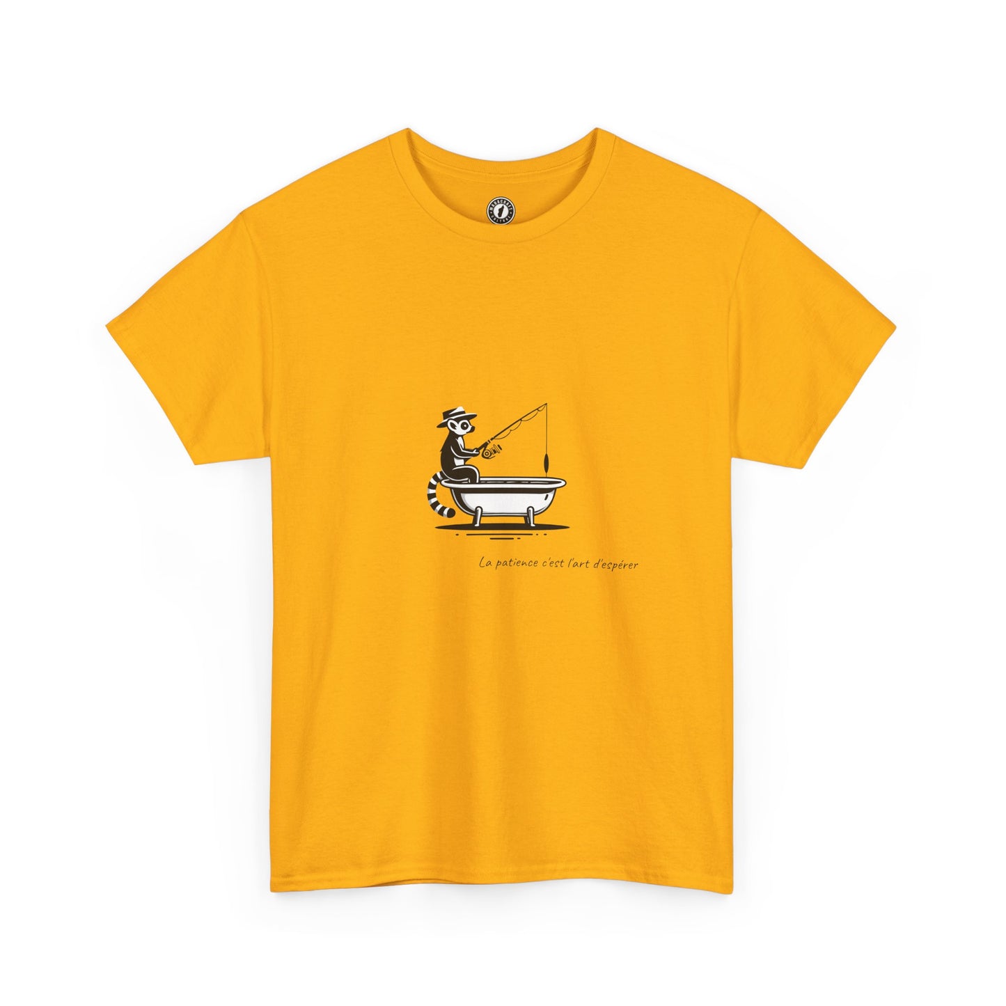T-Shirt Lémurien Pêcheur – L’Art de la Patience