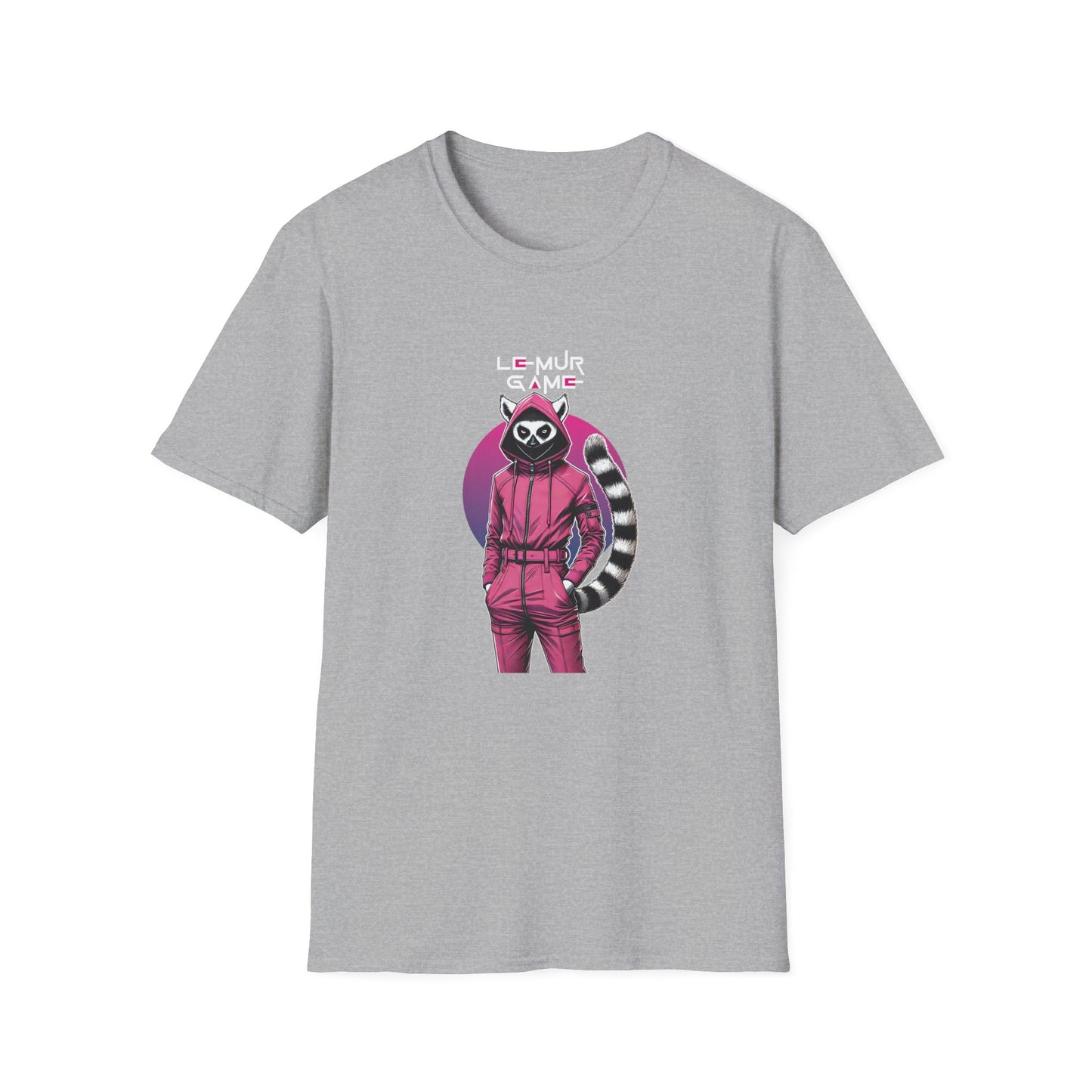 T-Shirt "Lemur Game - Guard Dark Edition" – Madagascar x Squid Game