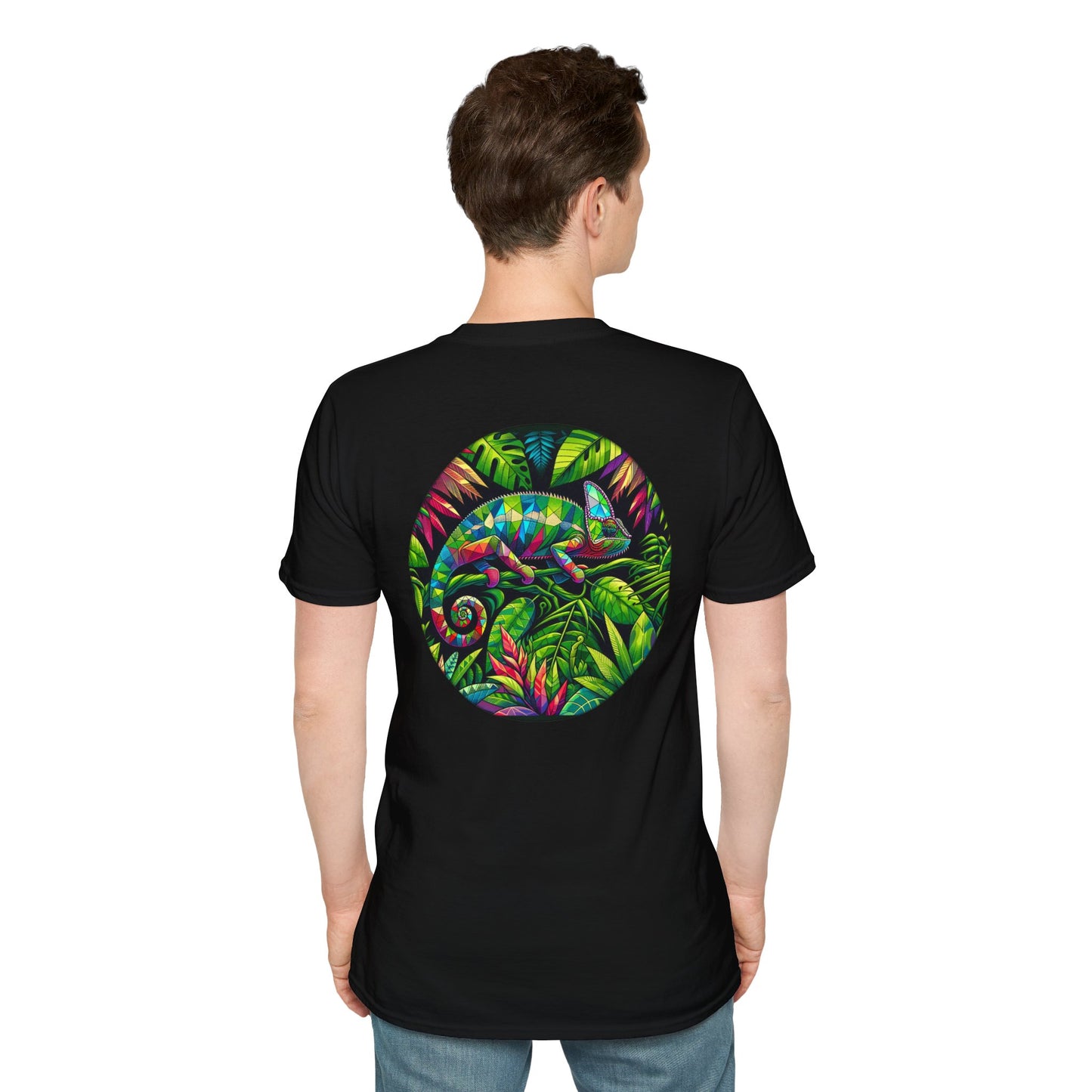 T-Shirt "Caméléon Moderne – Art & Nature de Madagascar"