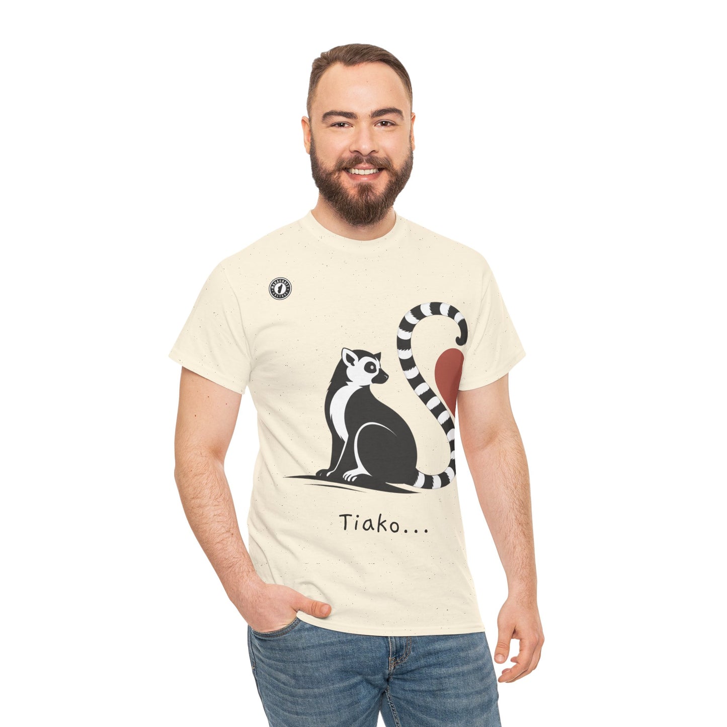 T-Shirt Lémurien “Tiako...” – Pour un Duo d’Amour Gasy