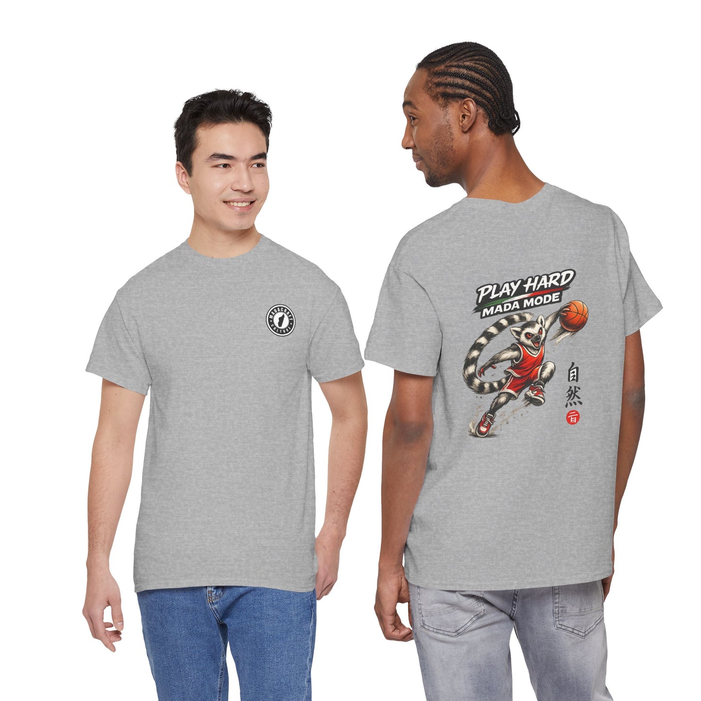 🏀 Basketball Maki T – "Play Hard Mada Mode" - Shirt