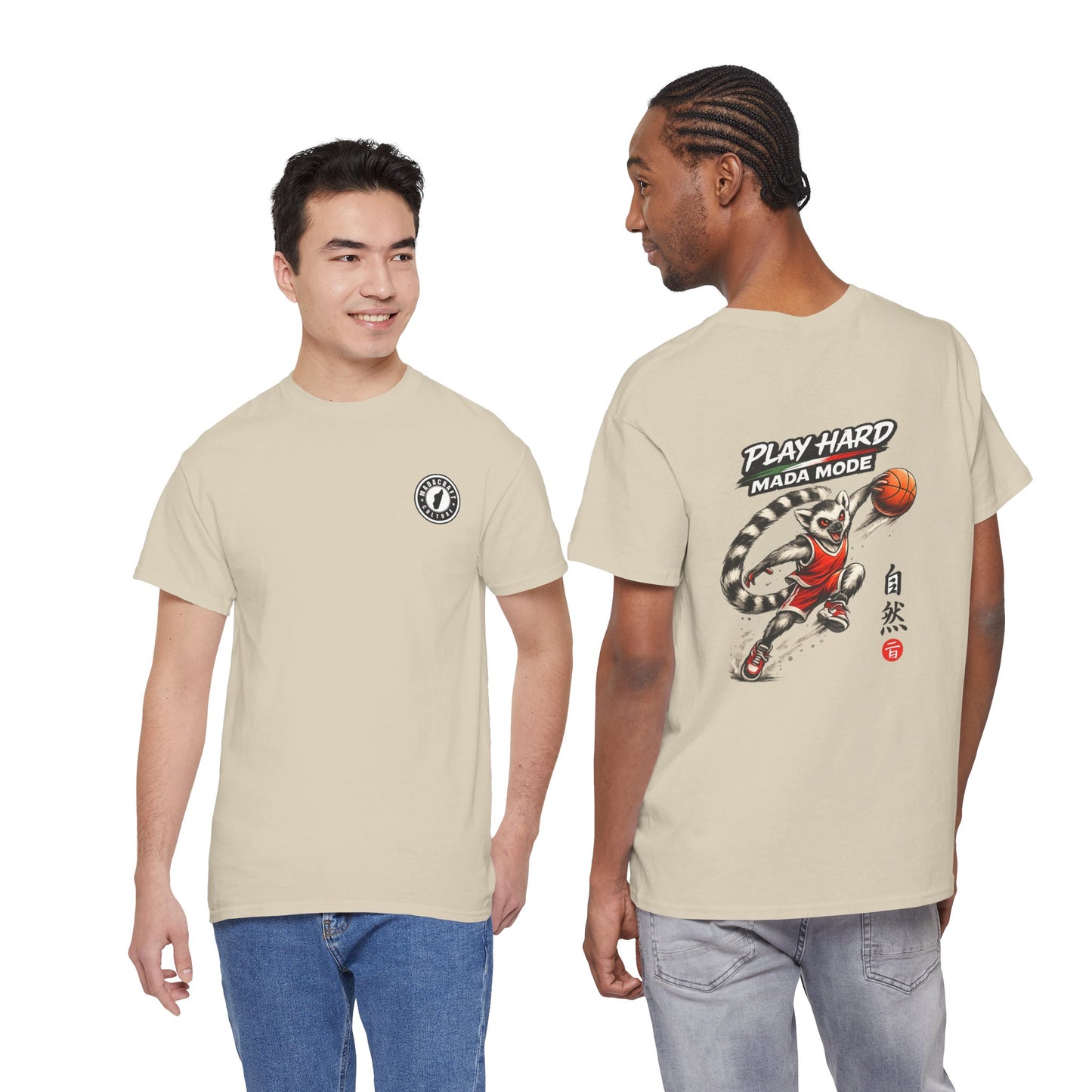 🏀 Basketball Maki T – "Play Hard Mada Mode" - Shirt