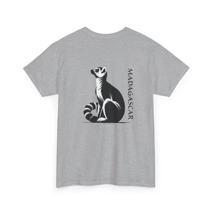 👕 T-Shirt Maki de Madagascar - Un Style Authentique et Sauvage !- Dos