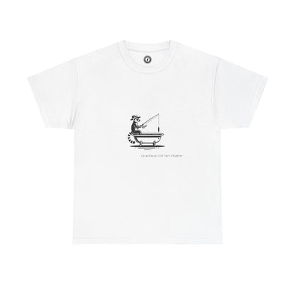 T-Shirt Lémurien Pêcheur – L’Art de la Patience