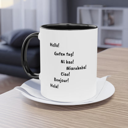 Mug "Maki de Madagascar - Bonjour Monde !" ☕🌍
