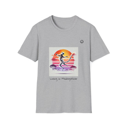Maki Sifaka Sunset T-Shirt – The Free Spirit of Madagascar