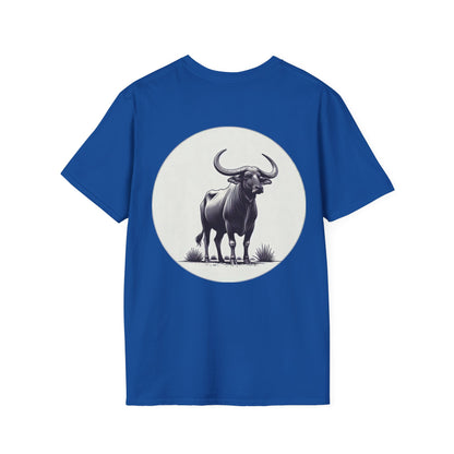 T-Shirt Zébu Sauvage - Symbole de Madagascar | Madacraft Culture