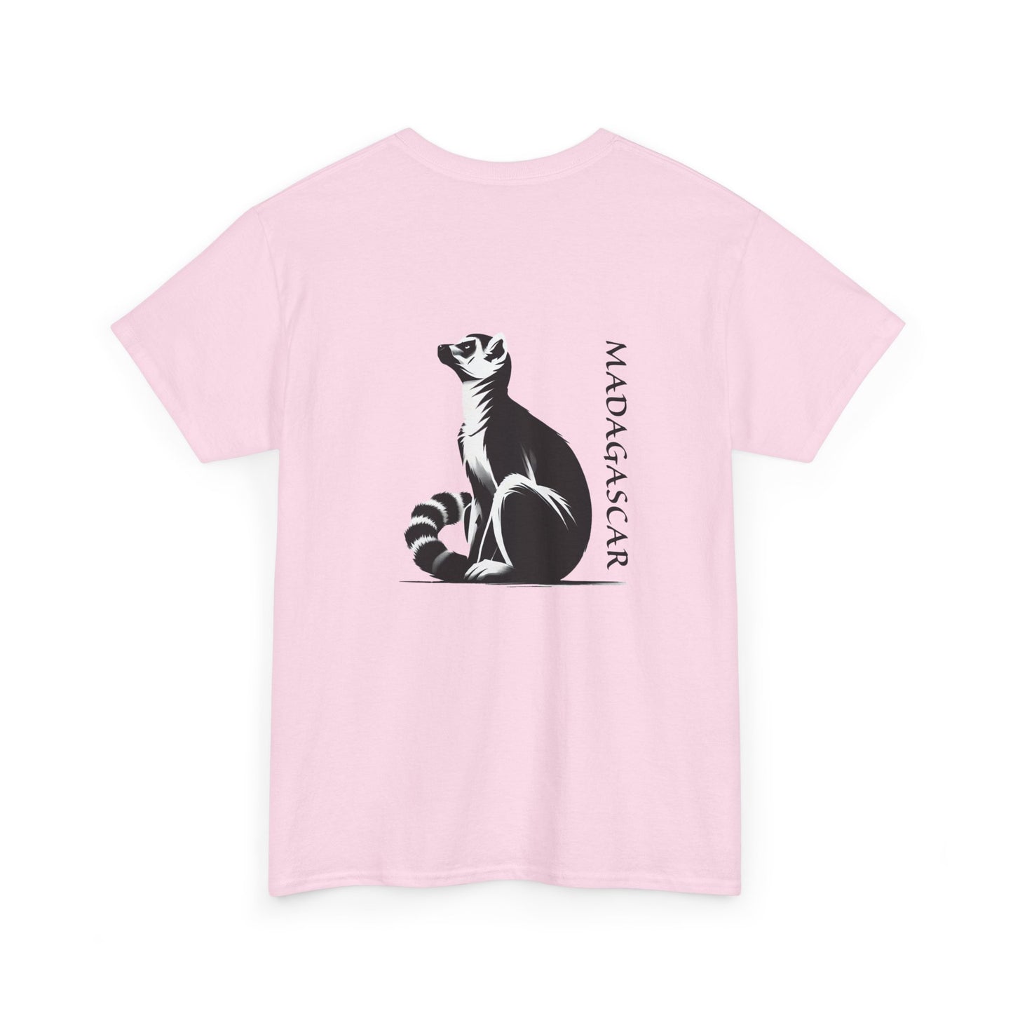 👕 T-Shirt Maki de Madagascar - Un Style Authentique et Sauvage !- Dos