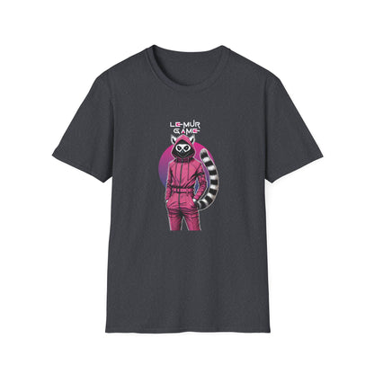 T-Shirt "Lemur Game - Guard Dark Edition" – Madagascar x Squid Game