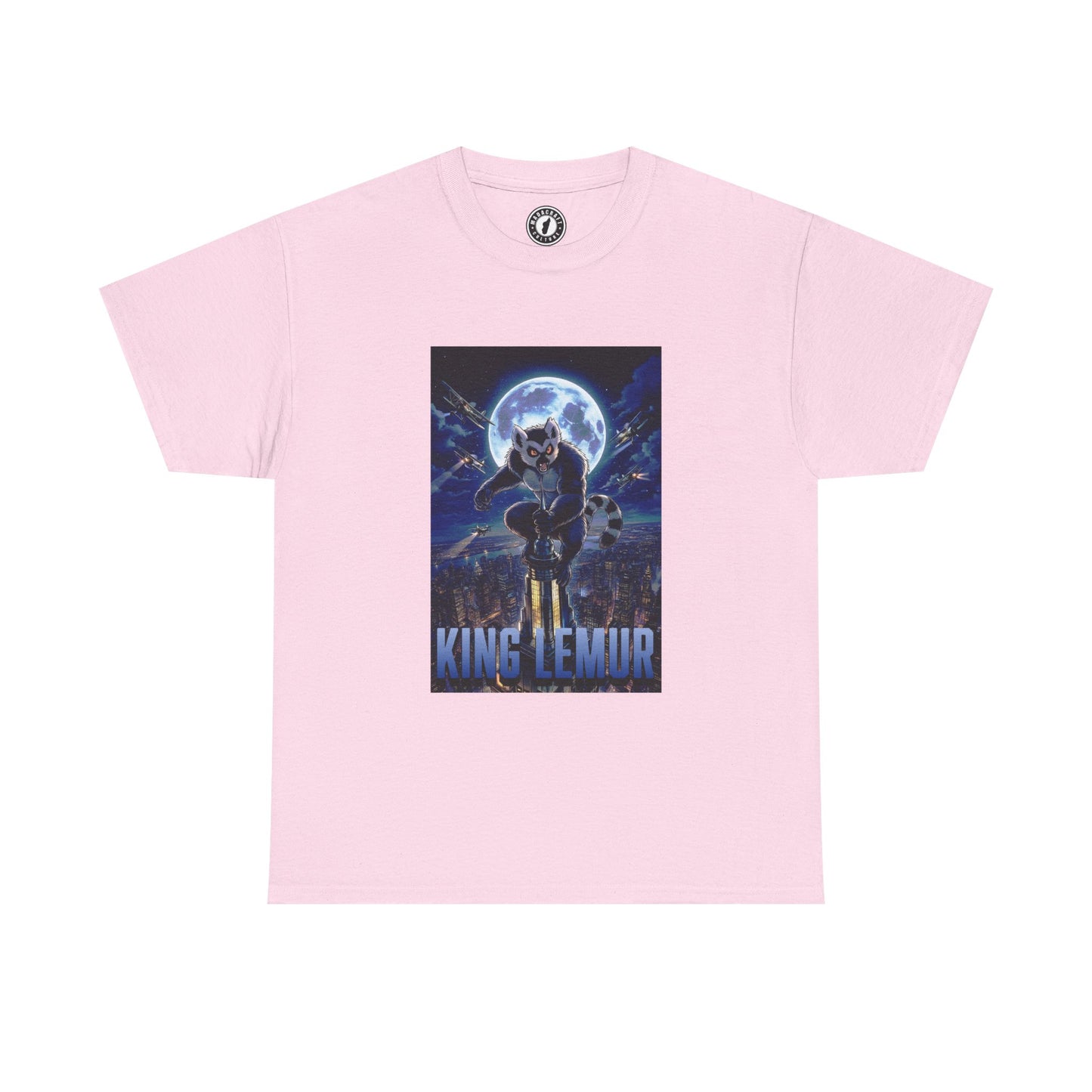 T-Shirt Maki Madagascar – King Lemur, Design Pop Culture Inspiré de l’Île Rouge