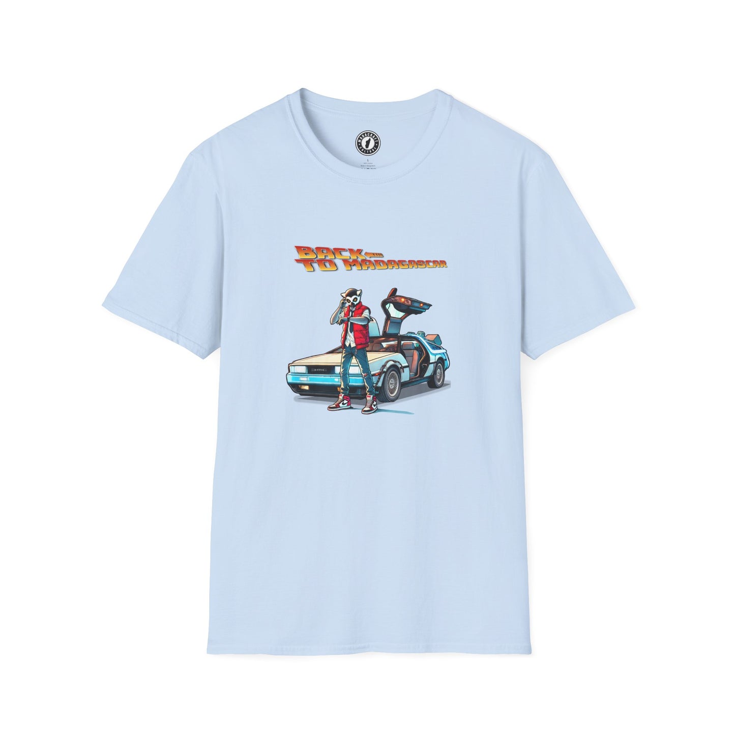 Maki McFly &amp; DeLorean T-Shirt – Madagascar Time Travel