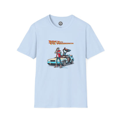 Maki McFly &amp; DeLorean T-Shirt – Madagascar Time Travel