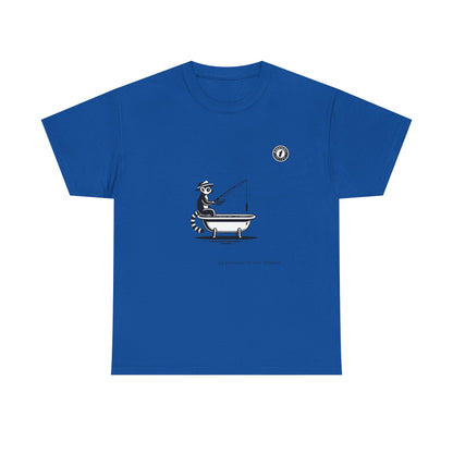 T-Shirt Lémurien Pêcheur – L’Art de la Patience 🎣
