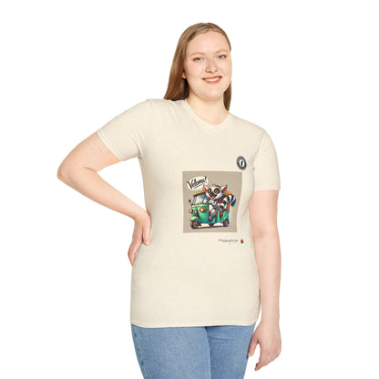 T-Shirt Unisex Maki Tuk-Tuk – Aventure Nocturne à Madagascar