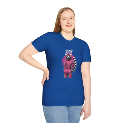 T-Shirt "Lemur Game - Guard Dark Edition" – Madagascar x Squid Game