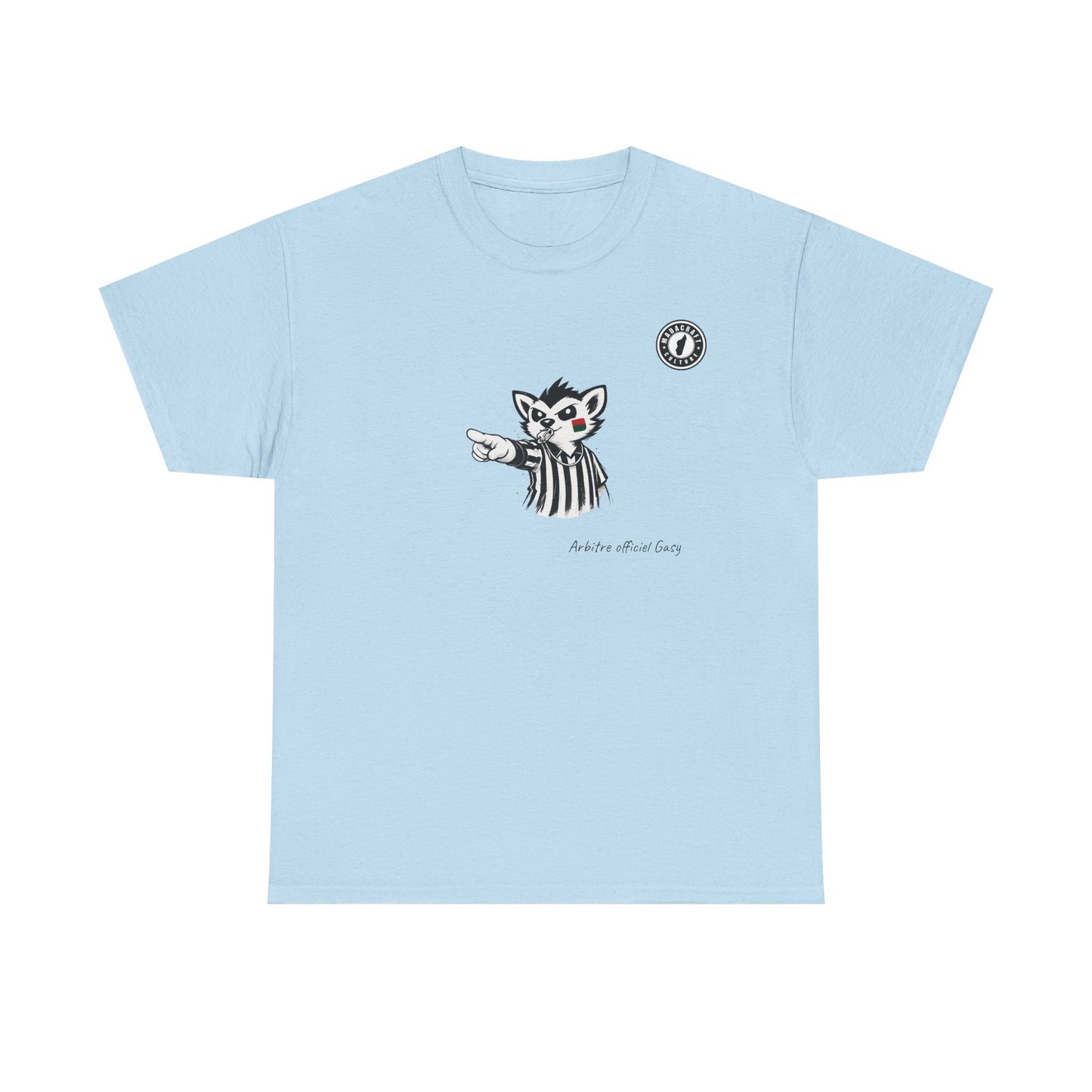 T-Shirt Arbitre Officiel Gasy – L’Autorité du Terrain Version Malagasy