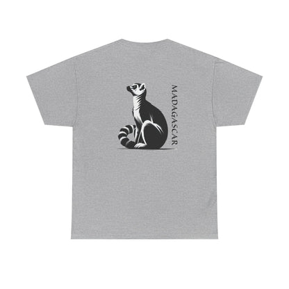 👕 T-Shirt Maki de Madagascar - Un Style Authentique et Sauvage !- Dos