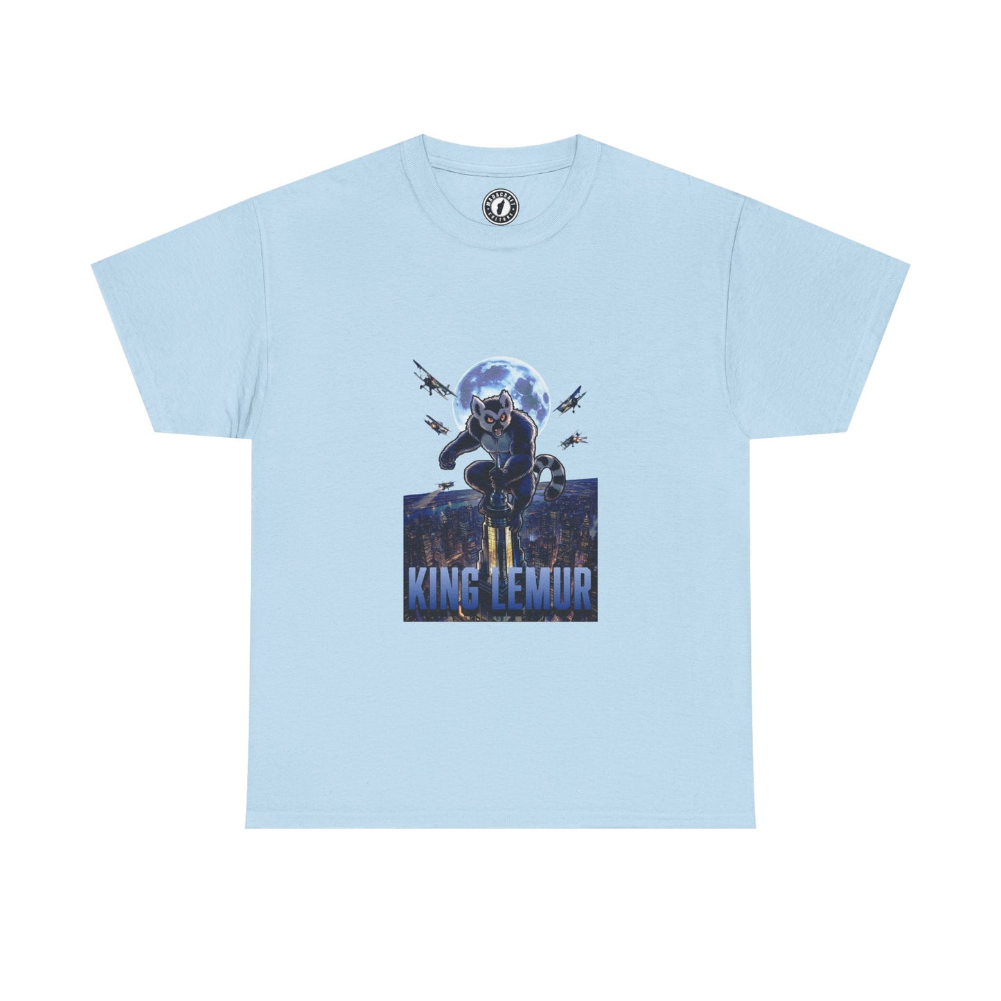 T-Shirt Maki Madagascar – King Lemur, Design Pop Culture Inspiré de l’Île Rouge