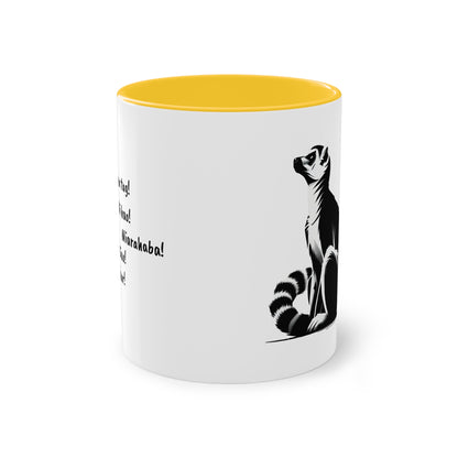 Mug "Maki de Madagascar - Bonjour Monde !" ☕🌍