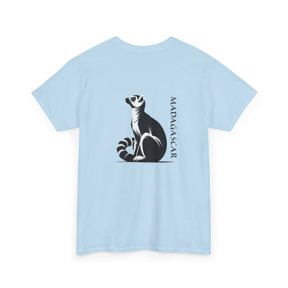 T-Shirt Lémurien de Madagascar - Coton Épais & Confortable