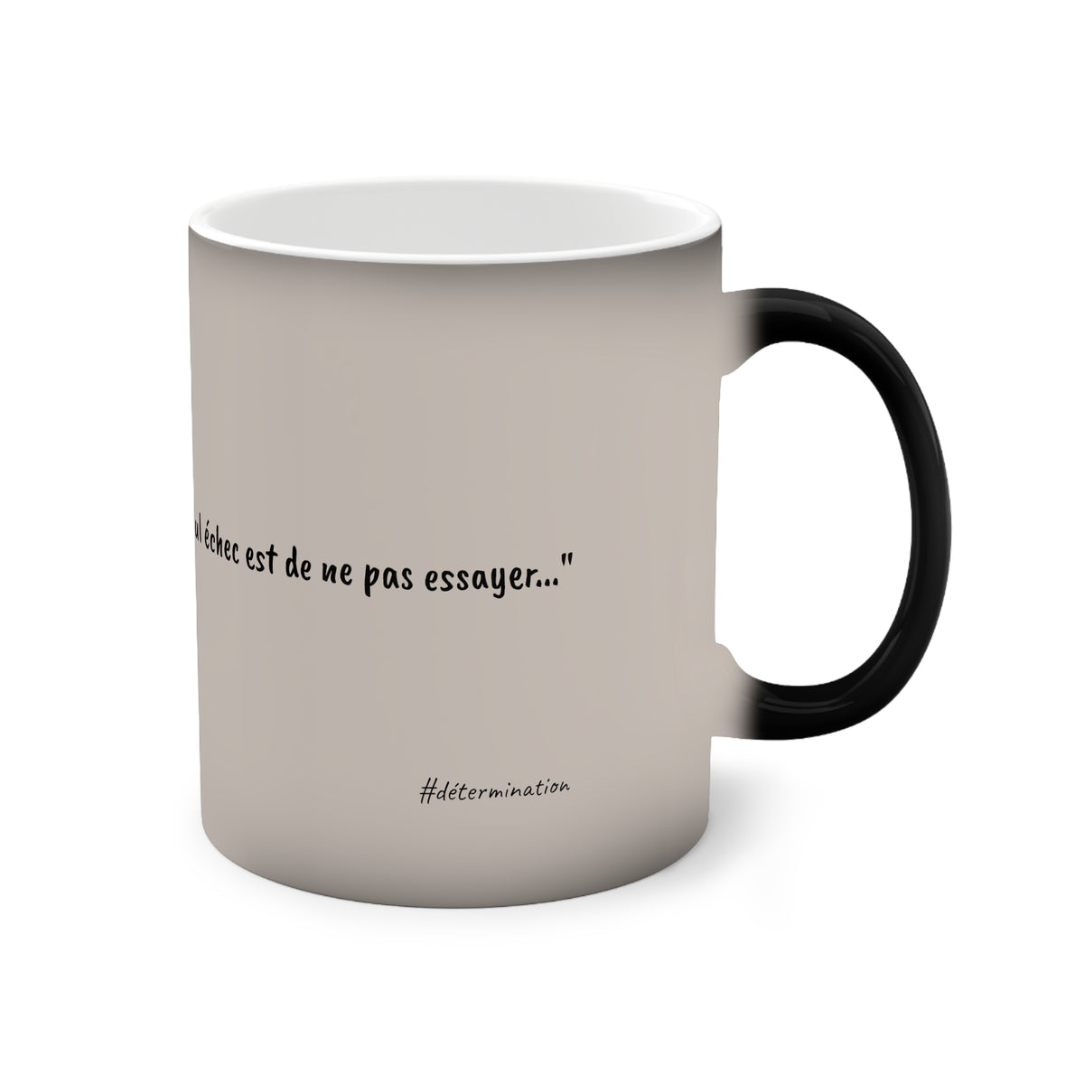 Magic Mug "Maki et Café"- Citation: "le seul échec est de ne pas essayer" ☕ V2
