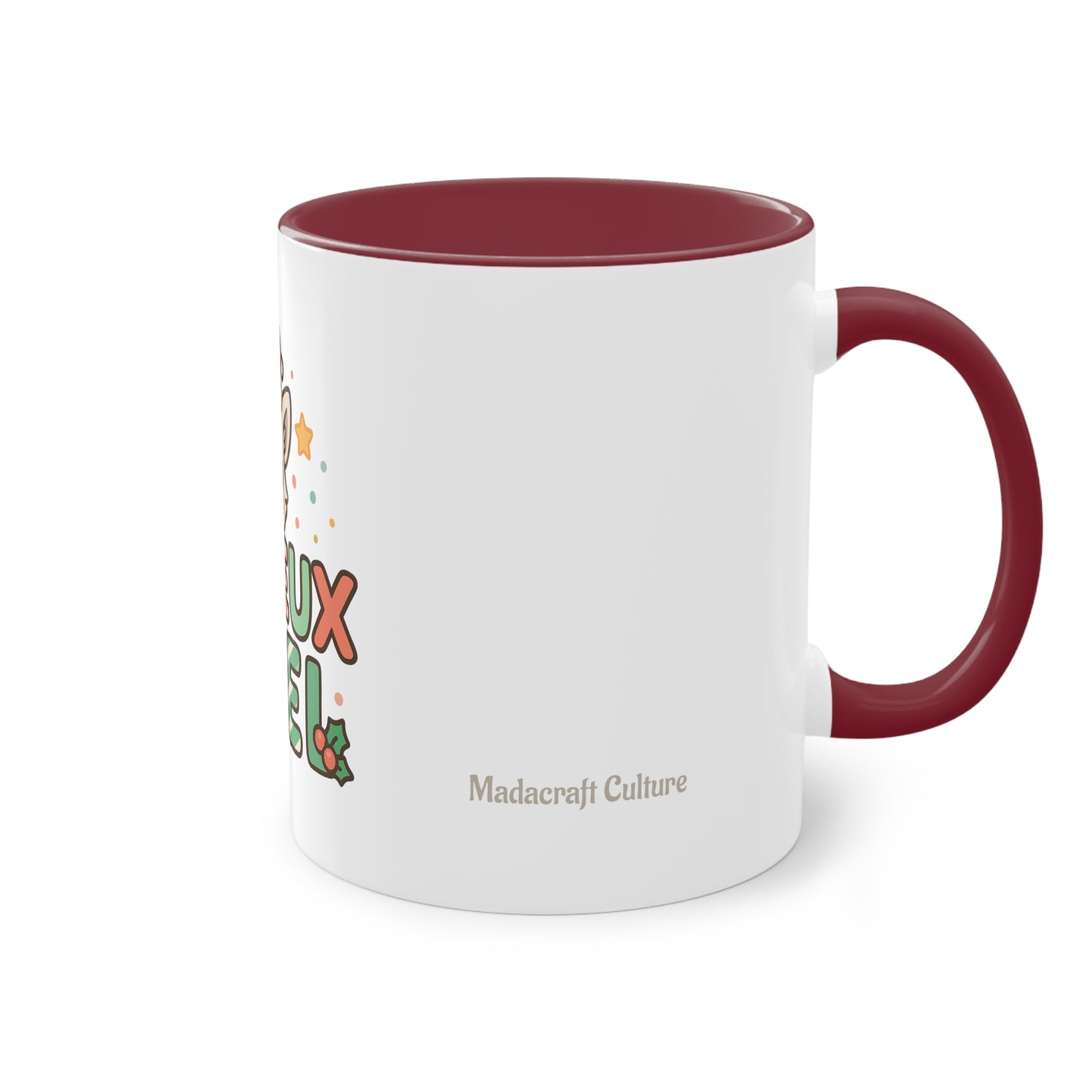 Mug Joyeux Noël Lémurien – Un Style Kawaii pour des Fêtes Trop Mignonnes 🎅