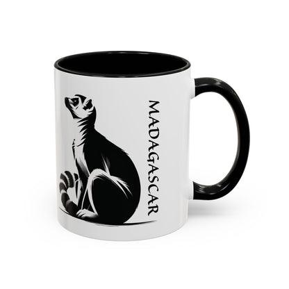 Mug "Maki de Madagascar - Bonjour Monde !" ☕🌍