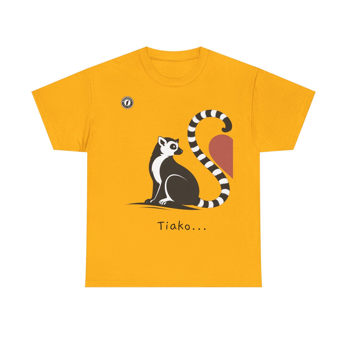 T-Shirt Lémurien “Tiako...” – Pour un Duo d’Amour Gasy