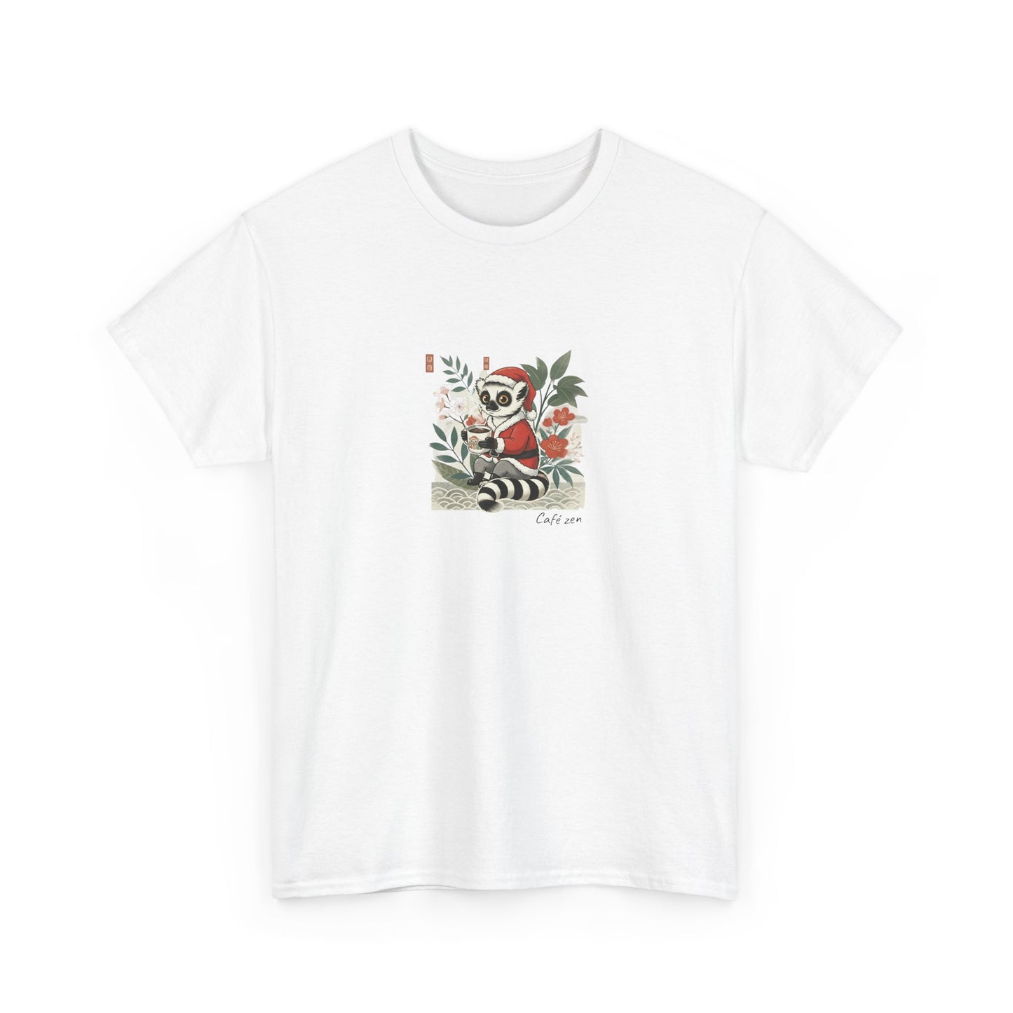 T-Shirt Café Zen – Édition Noël Tropicale