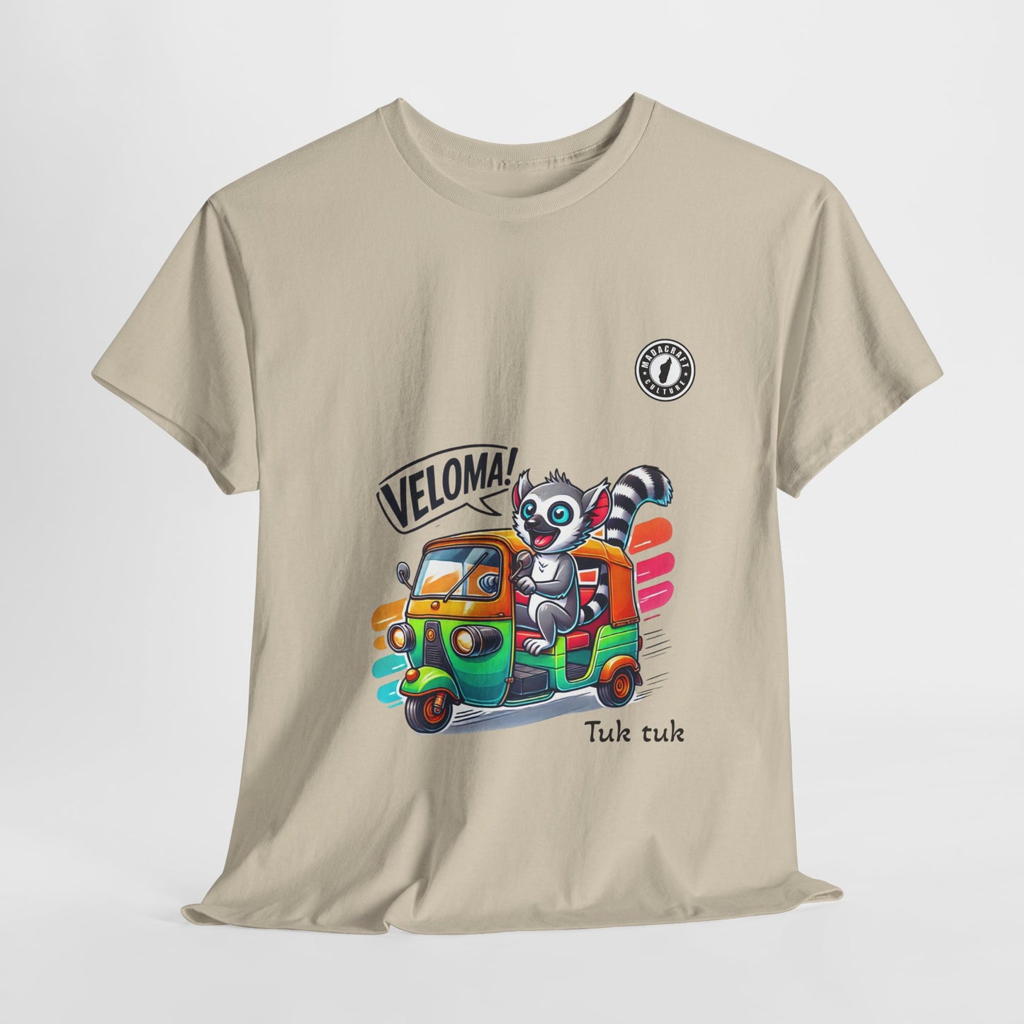 T-Shirt Maki Tuk-Tuk – Veloma Madagascar