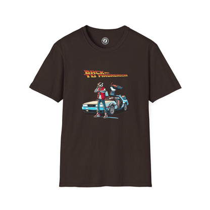 Maki McFly &amp; DeLorean T-Shirt – Madagascar Time Travel