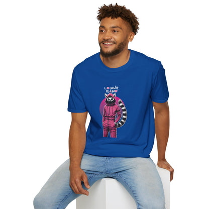 T-Shirt "Lemur Game - Guard Dark Edition" – Madagascar x Squid Game