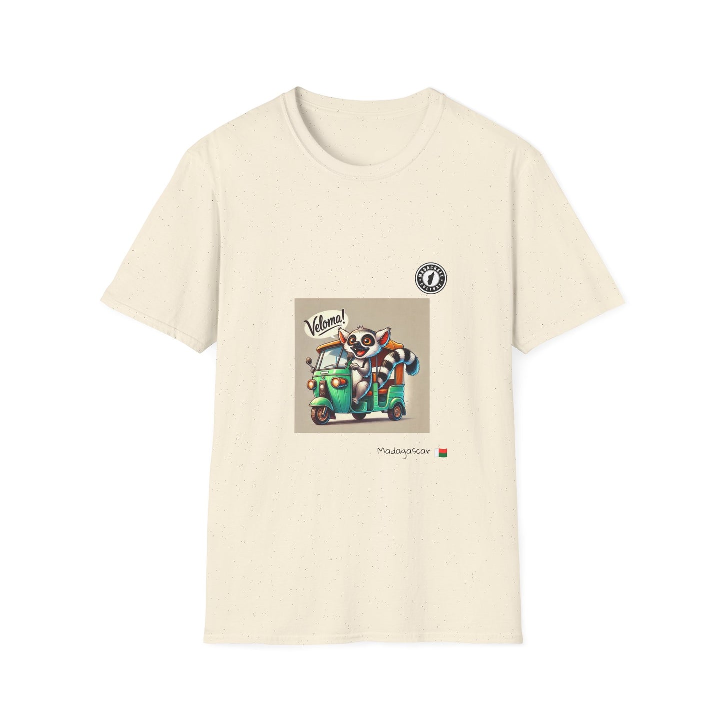 T-Shirt Unisex Maki Tuk-Tuk – Aventure Nocturne à Madagascar