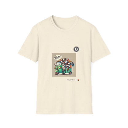 T-Shirt Unisex Maki Tuk-Tuk – Aventure Nocturne à Madagascar