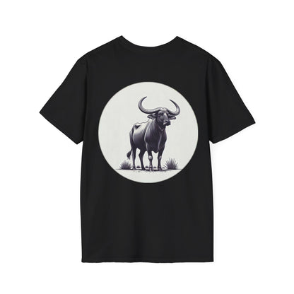 T-Shirt Zébu Sauvage - Symbole de Madagascar | Madacraft Culture