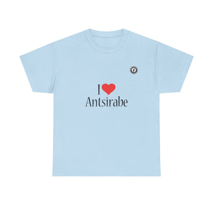 T-Shirt "I ❤️ Antsirabe" – L'Élégance de la Ville d’Eau