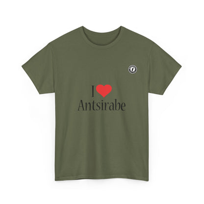 T-Shirt "I ❤️ Antsirabe" – L'Élégance de la Ville d’Eau